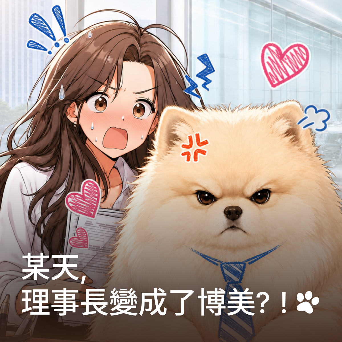 某天，理事長變成了博美？！ thumbnail